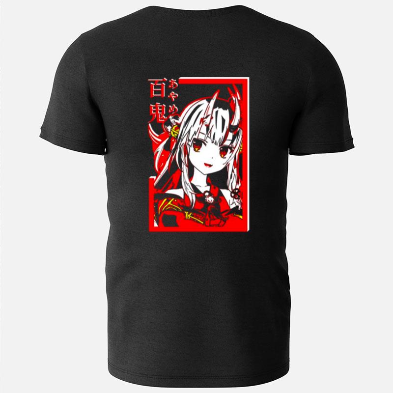 Ayame Ojou Hololive Red Graphic T-Shirts