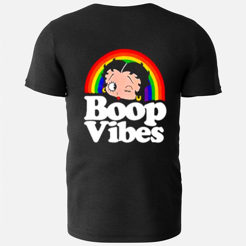 Boop Vibes Betty Boop Rainbow Good Vibes T-Shirts