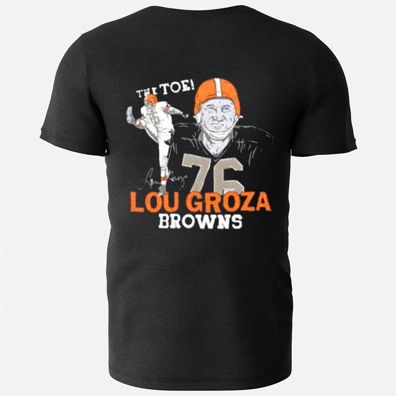 Browns Lou Groza Signature T-Shirts