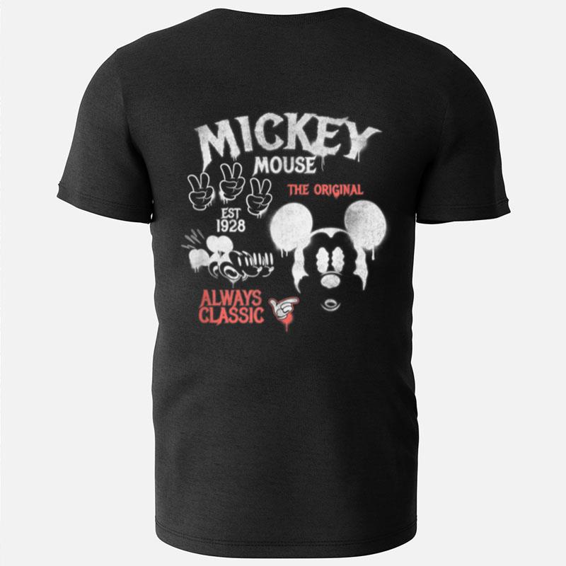 Disney Mickey Classic Mickey Spray Can Poster T-Shirts