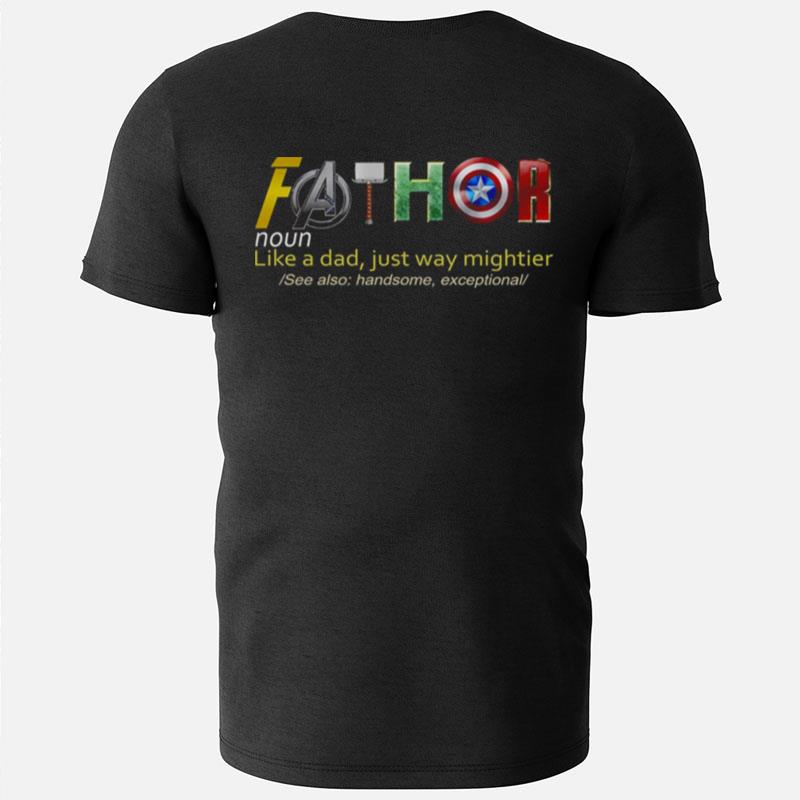 Father Thor Definition Avengers Men's Gift For Dad T-Shirts