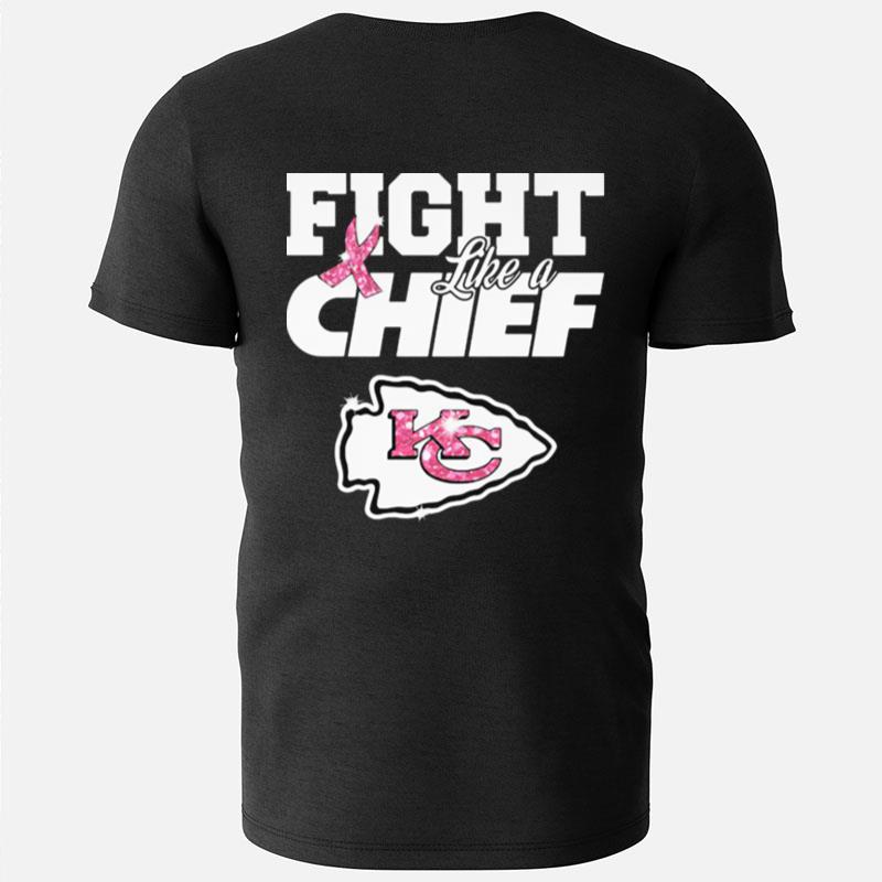 Fight Like A Kansas City Chiefs Breast Cancer Awareness T-Shirts