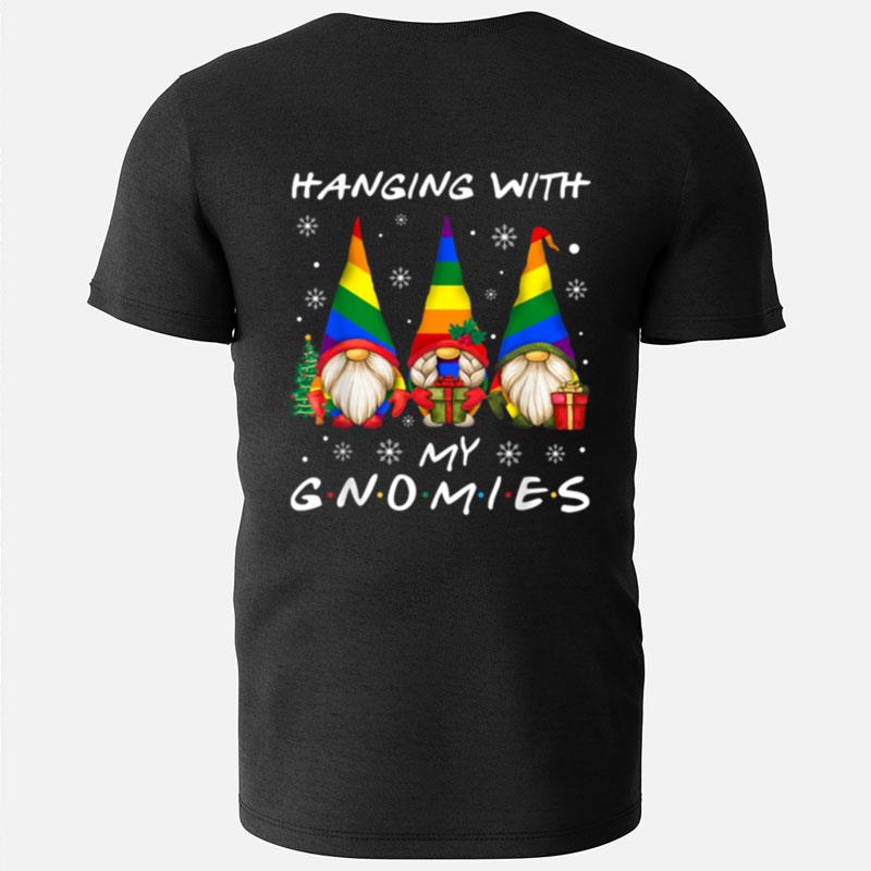 Hanging With My Gnomies Group Friends Christmas Gnome T-Shirts