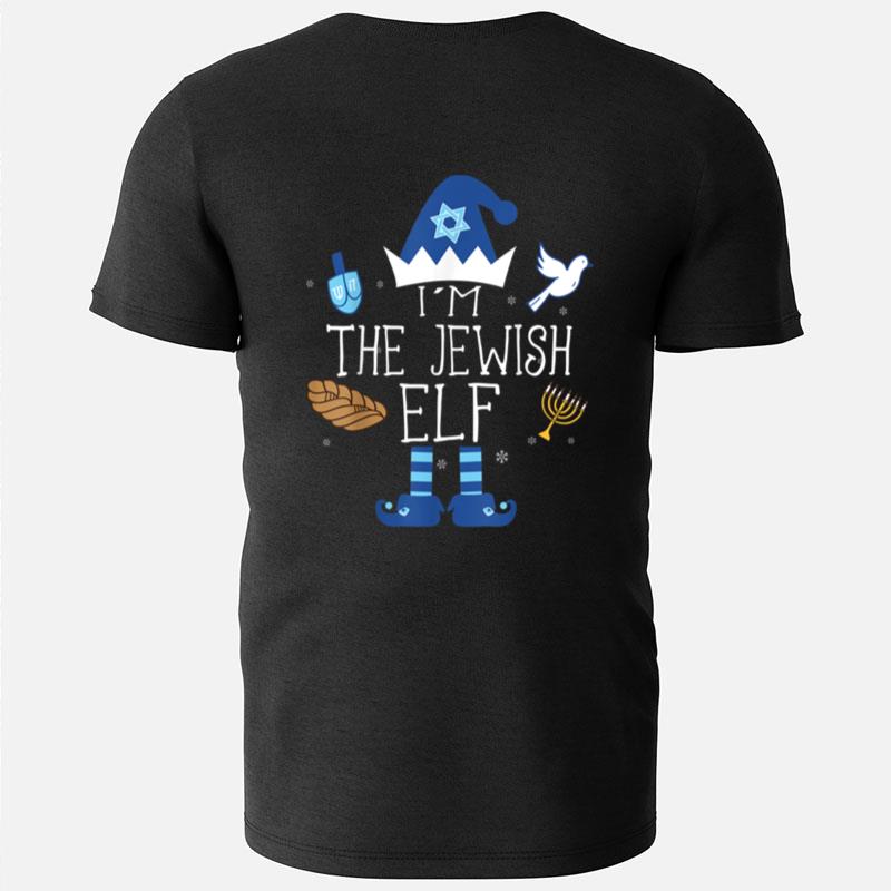 Happy Hanukkah Jewish Elf Family Group Christmas Pajama Gift T-Shirts