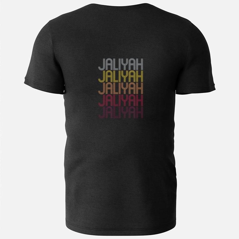 Jaliyah Personalized First Name Surname T-Shirts