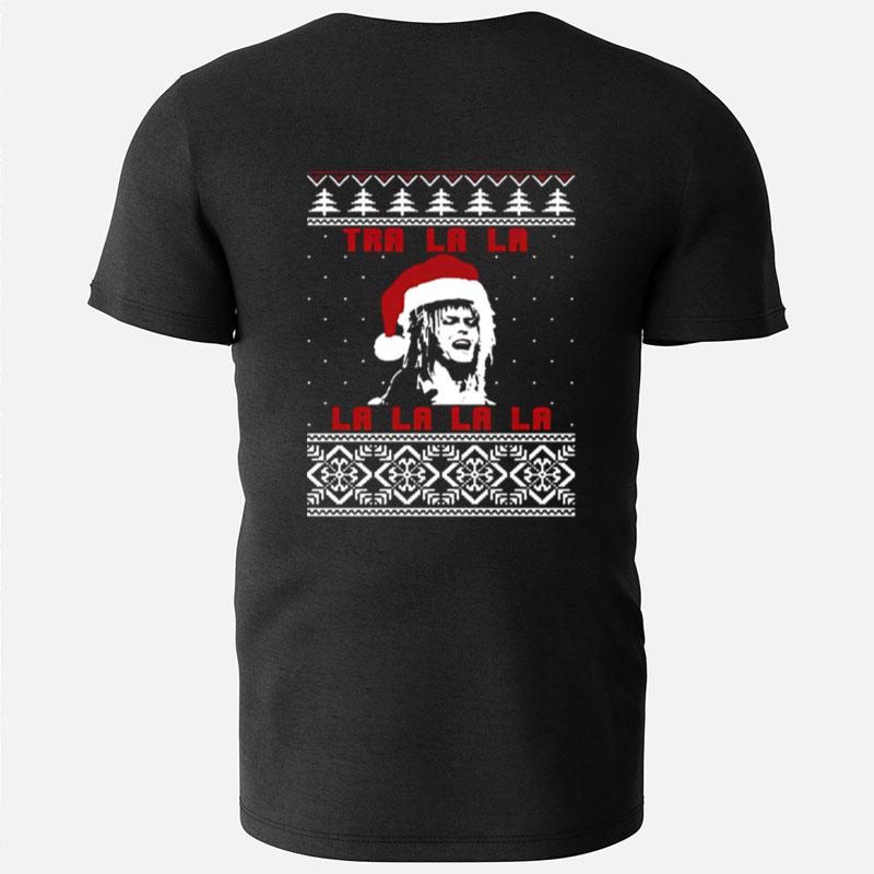 Jareth Labyrinth Tra La La La La La La Christmas T-Shirts