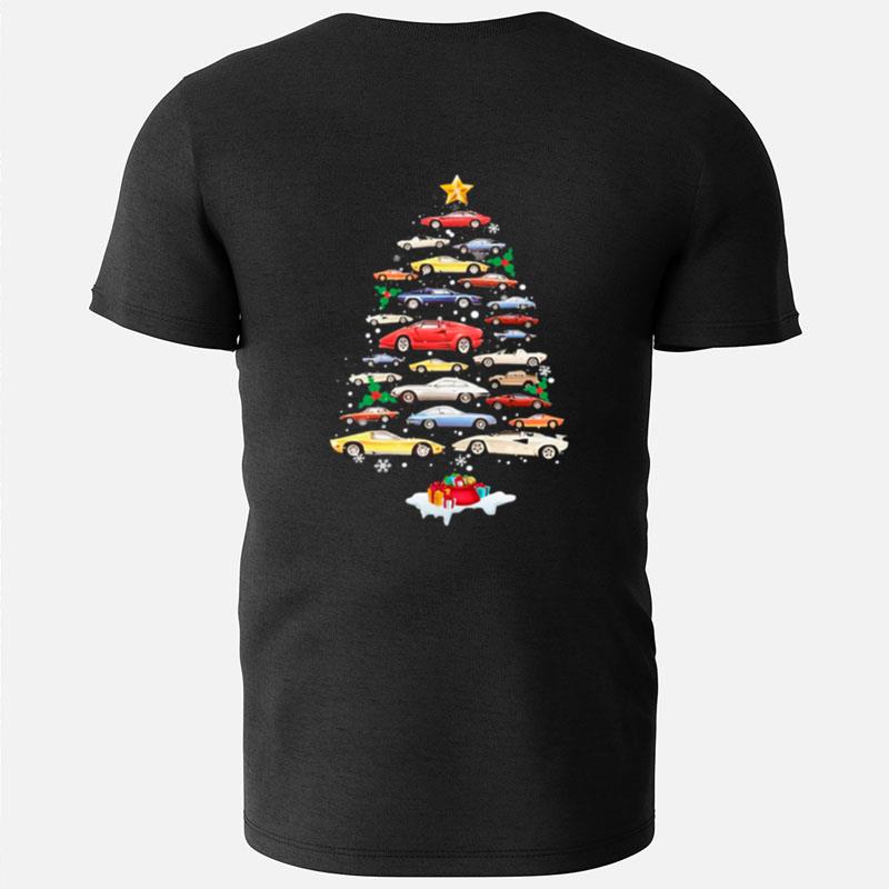 Lamborghini Cars Merry Christmas Tree T-Shirts