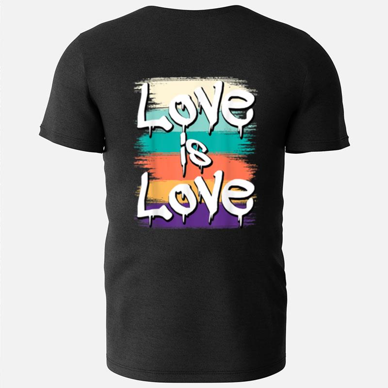 Love Graffiti Lgbt Gay Lesbian Hip Hop Graffiti T-Shirts