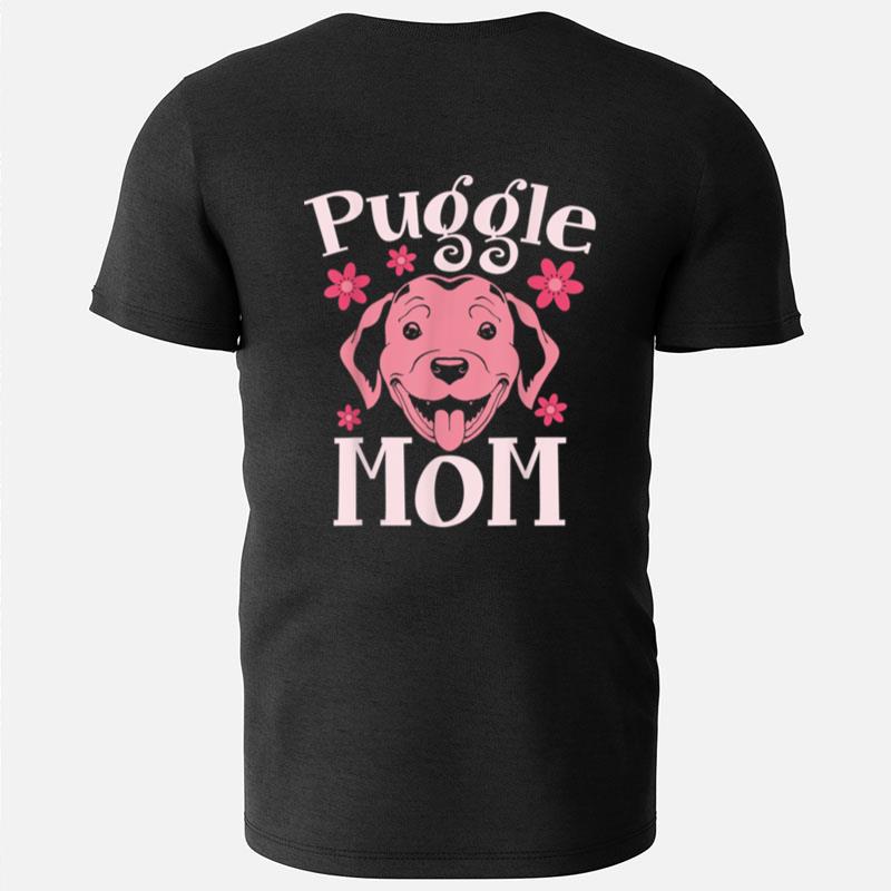 Mommy Dog Owner Pet Dog Lover Animal Puggle Mom Cute Puggle T-Shirts