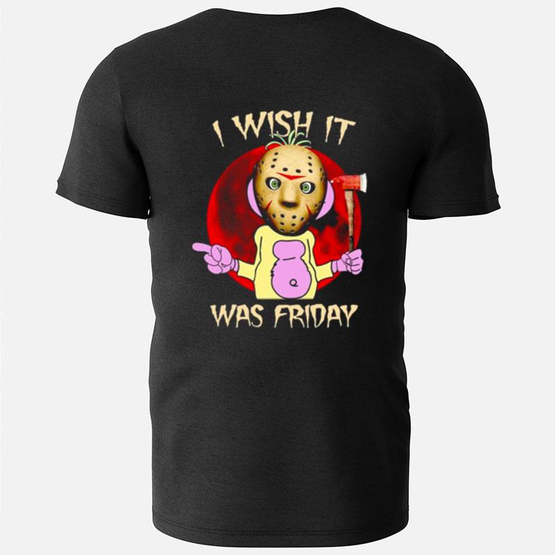 Peanut Jeff Dunham Jason Voorhees I Wish It Was Friday Halloween T-Shirts