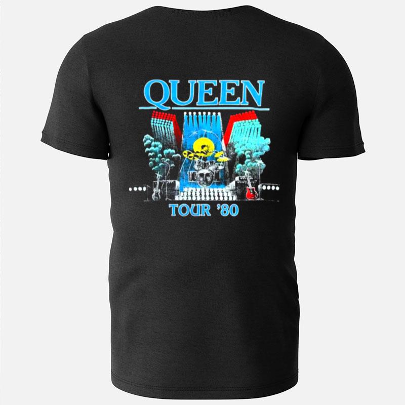 Queen Tour 80 Retro Design 100 Officially Licensed T-Shirts