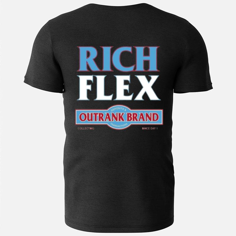Rich Flex Outrank Brand T-Shirts