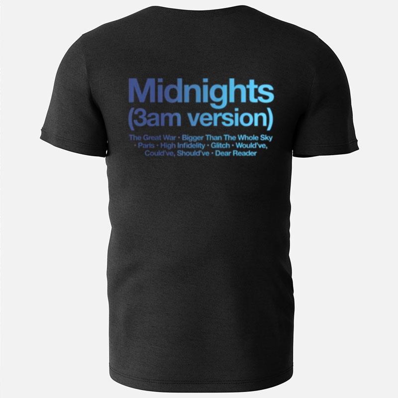Ts Taylor Swft Midnights 3Am Version The Great War Bigger Than The Whole Sky T-Shirts