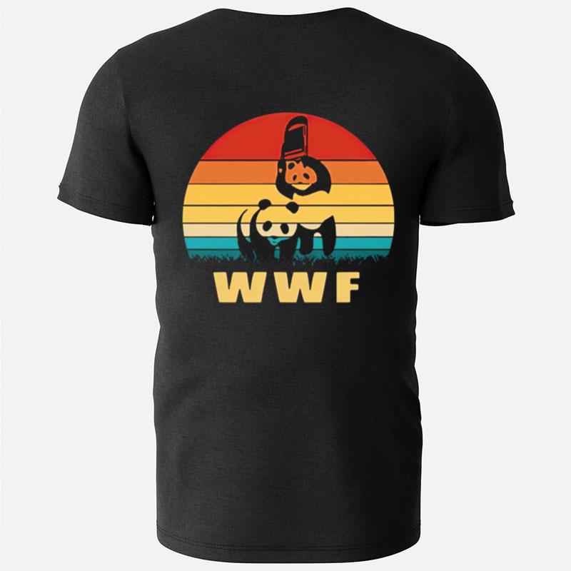 Wwf Panda Bear Wrestling Vintage T-Shirts