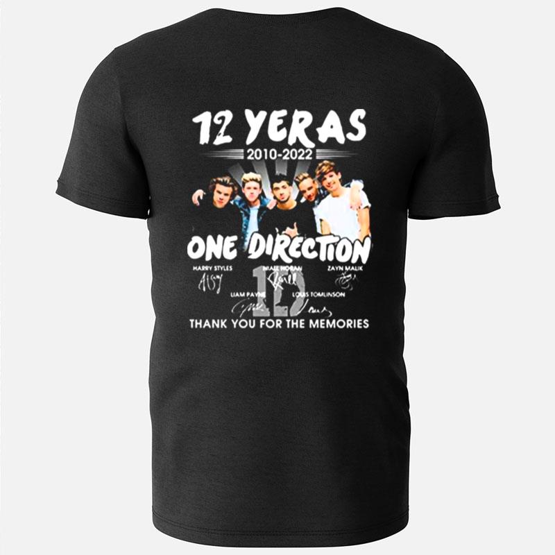 12 Years Of Direction Retro Illustration T-Shirts