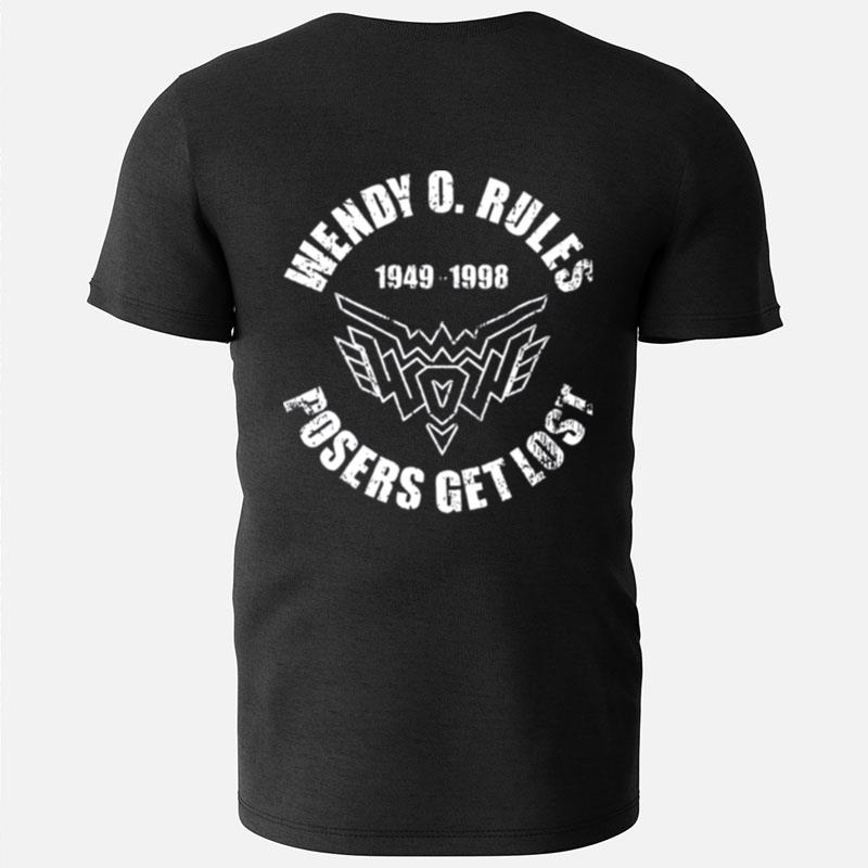 1949 1998 Wendy O Rules Posers Get Lost T-Shirts