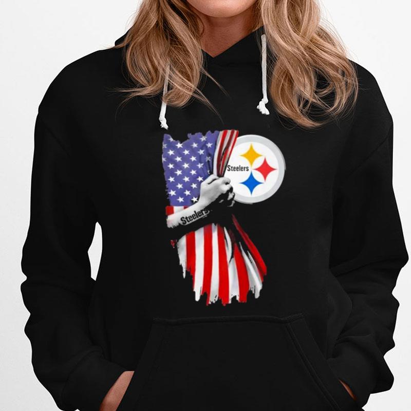 American Flag Pittsburgh Steelers T-Shirts