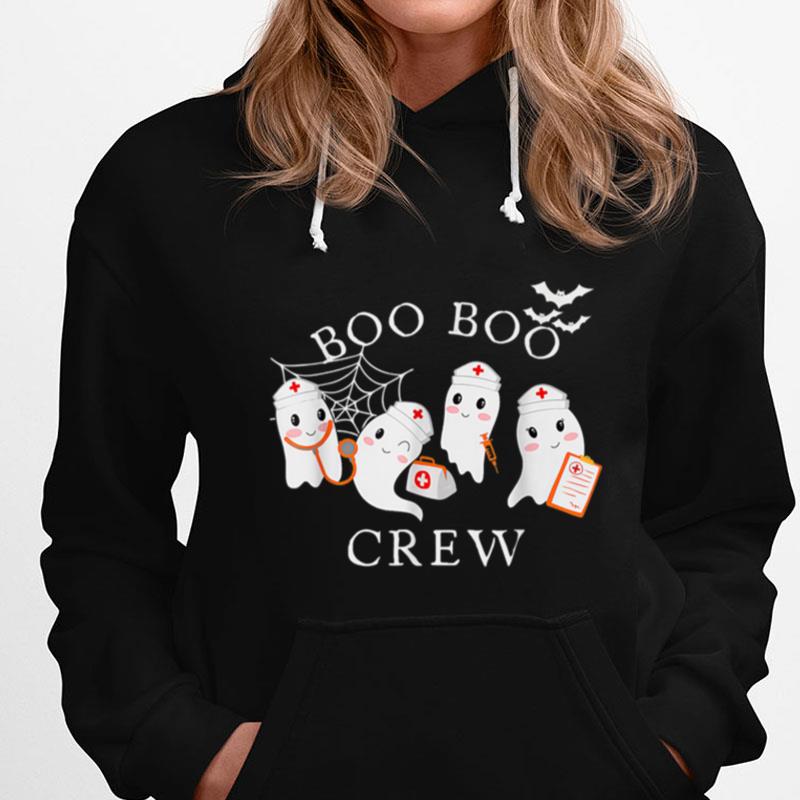 Boo Boo Crew Funny Nurse Halloween Cute Ghost Costume T-Shirts