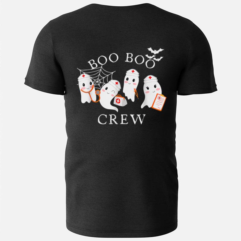 Boo Boo Crew Funny Nurse Halloween Cute Ghost Costume T-Shirts