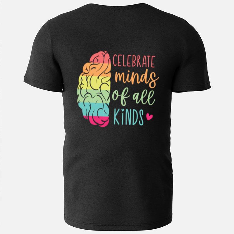 Celebrate Minds Of All Kinds Vintage T-Shirts