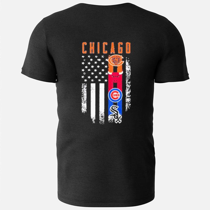 Chicago Bulls Ubs Sox Vintage Flag T-Shirts