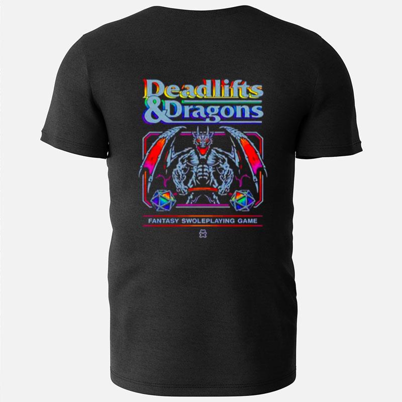 Deadlifts And Dragons Fantasy Swoleplaying Game T-Shirts