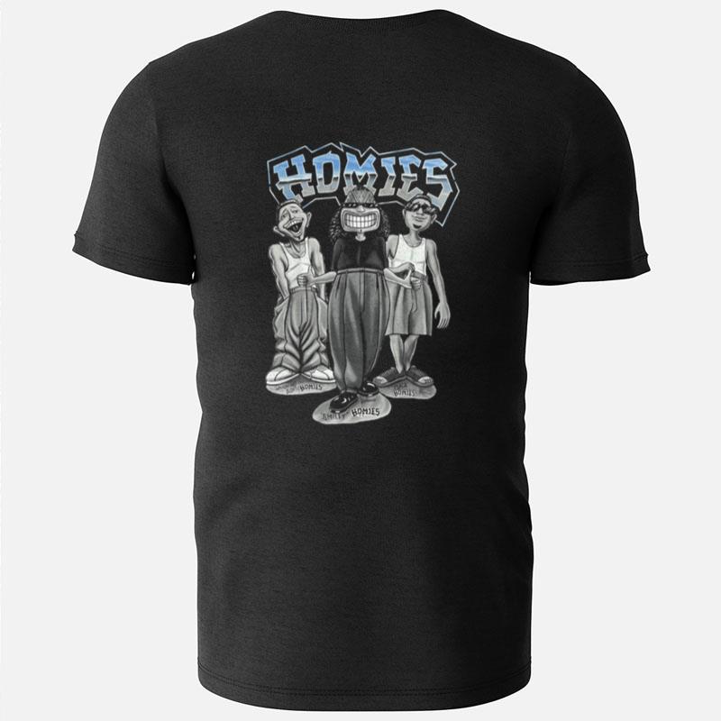 Dga Homies Smiley Trio Graphic T-Shirts