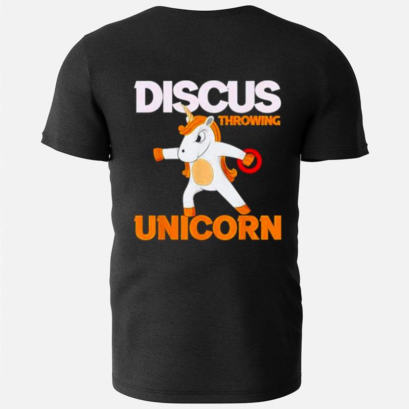 Discus Throwing Unicorn Thrower Track And Field T-Shirts