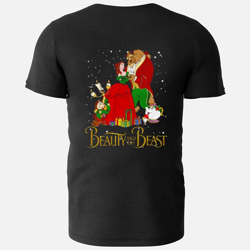 Disney Beauty And The Beast Christmas T-Shirts