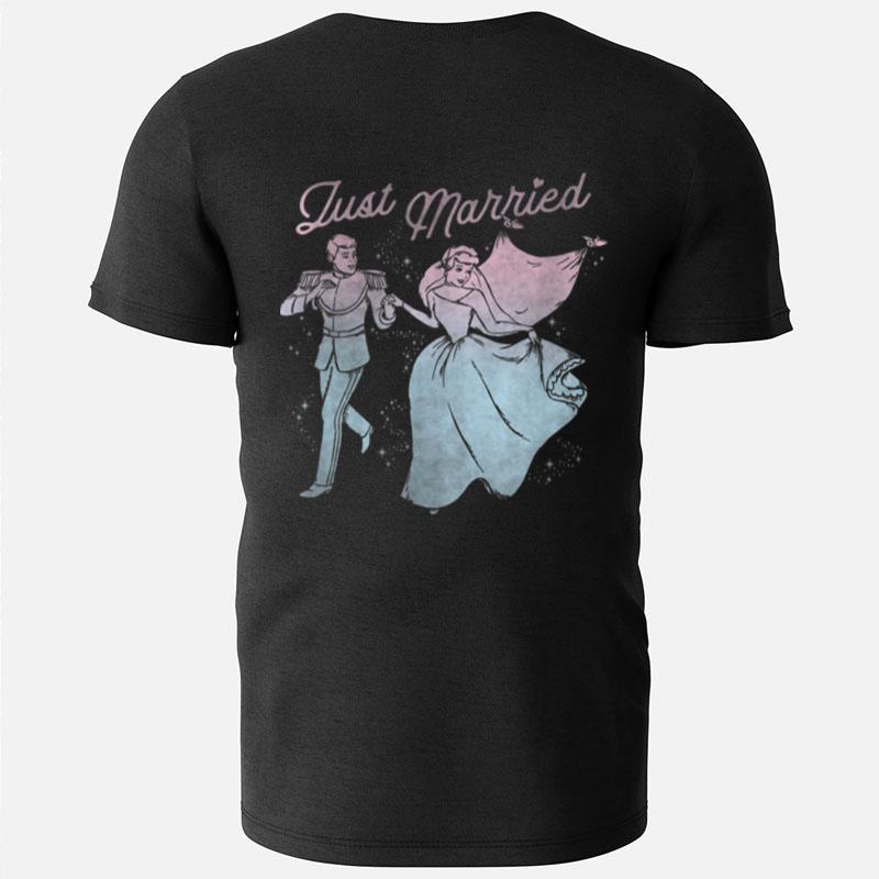 Disney Cinderella Prince & Princess Just Married T-Shirts