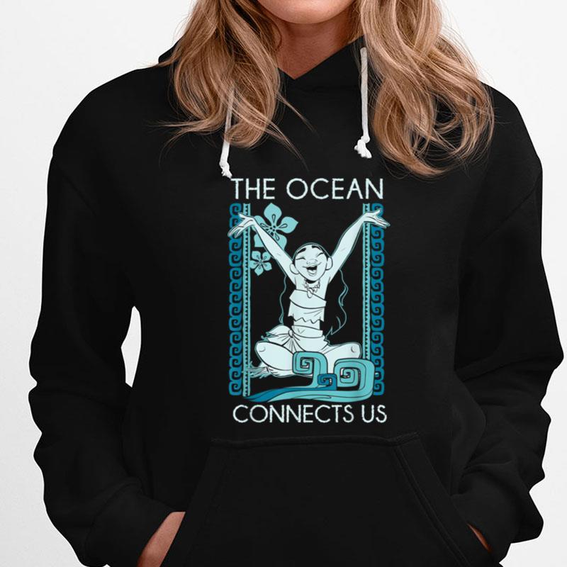 Disney Moana Ocean Connect Us Graphic T-Shirts