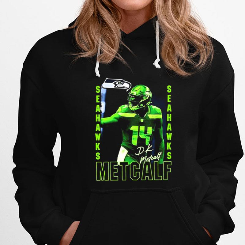 Dk Metcalf Seattle Seahawks Youth Play Action Graphic T-Shirts