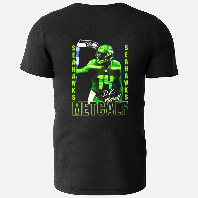 Dk Metcalf Seattle Seahawks Youth Play Action Graphic T-Shirts