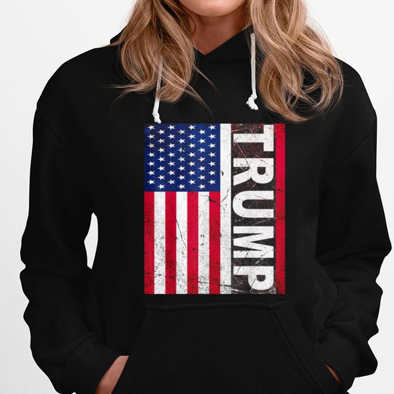 Donald Trump 2024 President American Flag Campaign T-Shirts