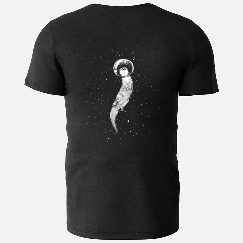 Drifting In Otter Space White T-Shirts