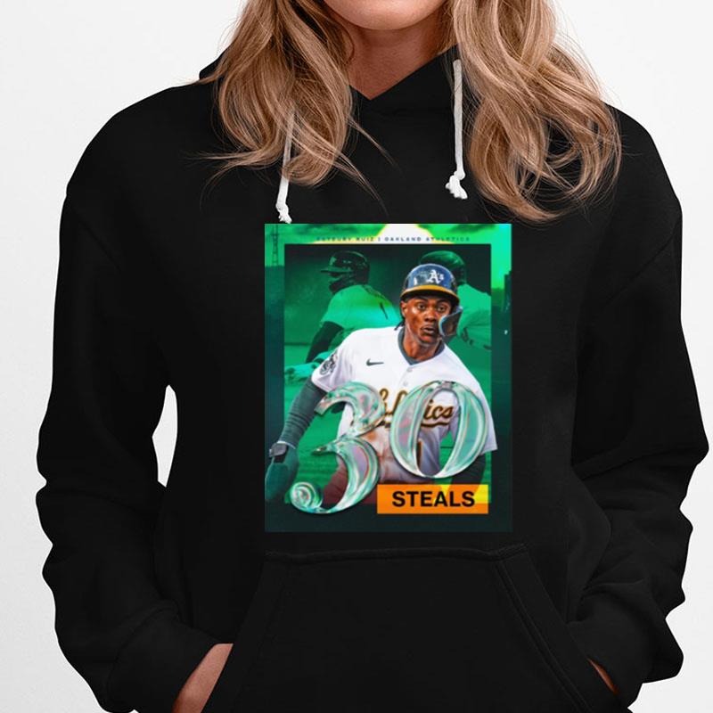 Esteury Ruiz Oakland Athletics 30 Steals T-Shirts