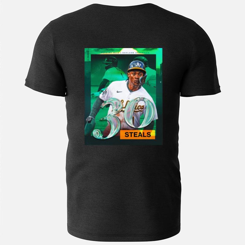Esteury Ruiz Oakland Athletics 30 Steals T-Shirts