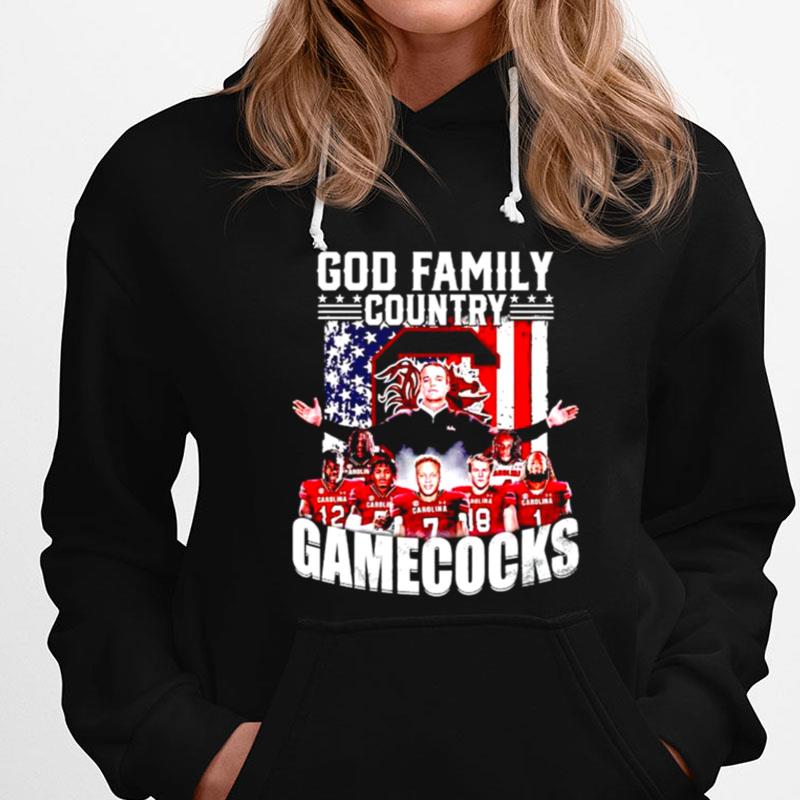 God Family Country Gamecocks Players T-Shirts