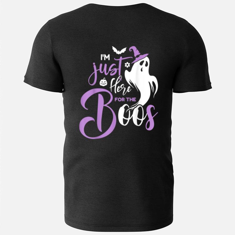 I'm Just Here For The Boos Funny Halloween Beer Lovers Drink T-Shirts