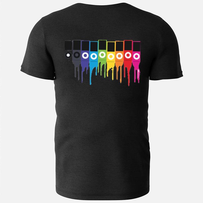 Ipod Nano Colored Design T-Shirts