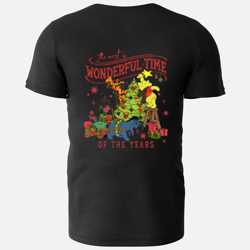 It's The Most Wonderful Time Of The Years Winnie The Pooh Christmas Light T-Shirts