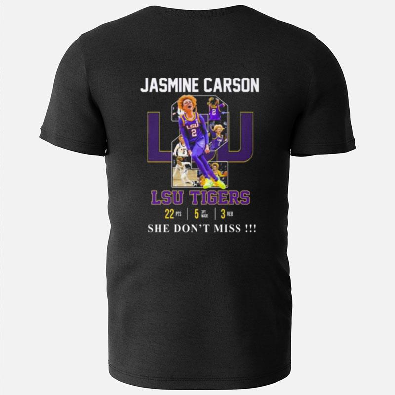 Jasmine Carson Lsu Tigers She Don't Miss T-Shirts