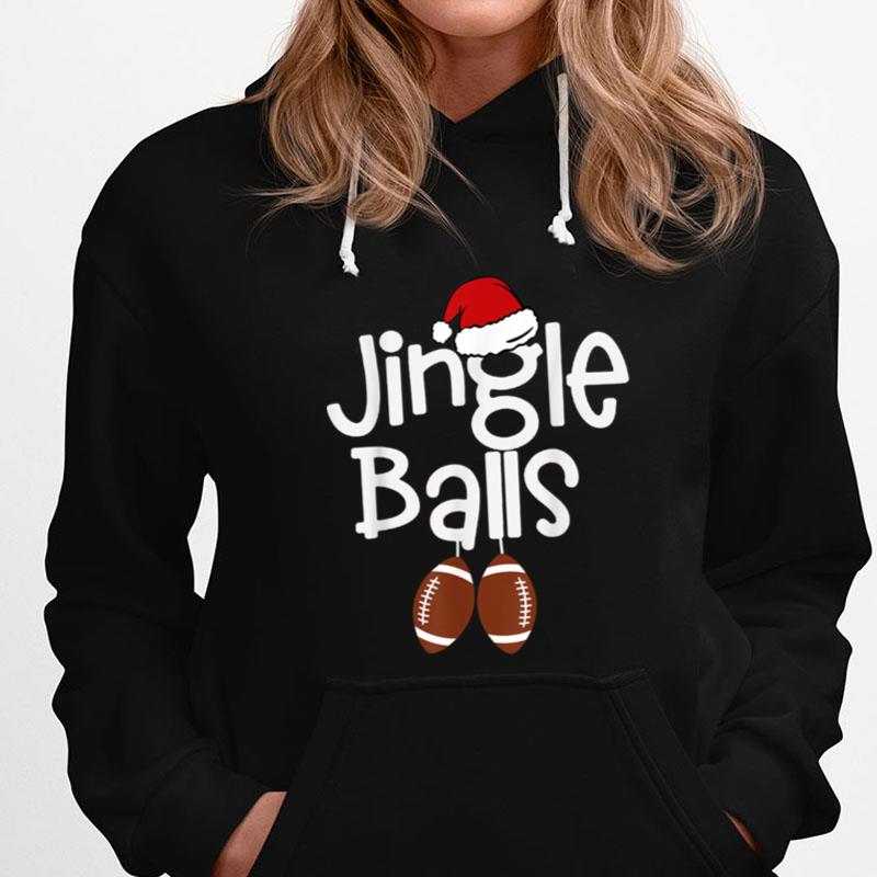 Jingle Balls Tinsel Tits Matching Couple Chestnuts Football T-Shirts