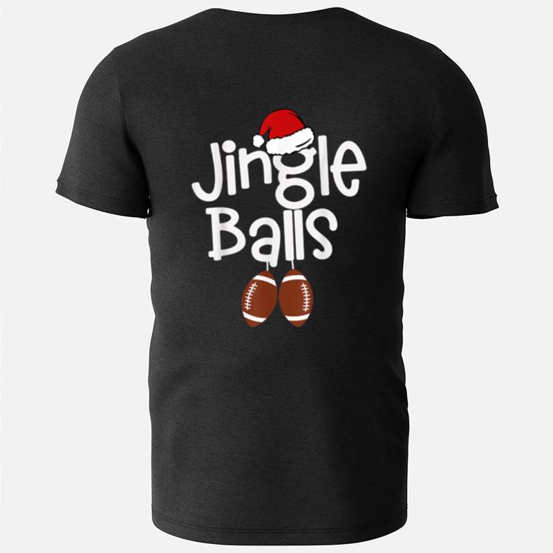 Jingle Balls Tinsel Tits Matching Couple Chestnuts Football T-Shirts