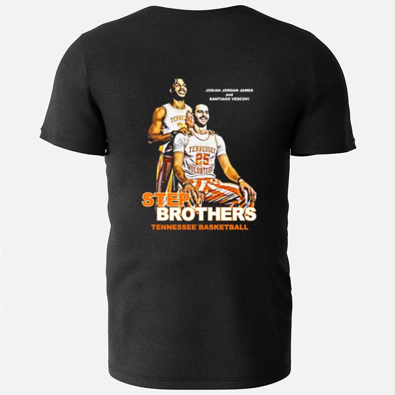 Josiah Jordan James And Santiago Vescovi Step Brothers Tennessee Basketball T-Shirts