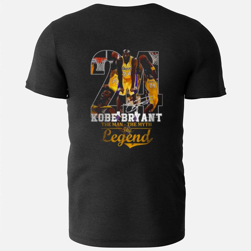 Kobe Bryant The Man The Myth The Legend Signature 24 T-Shirts