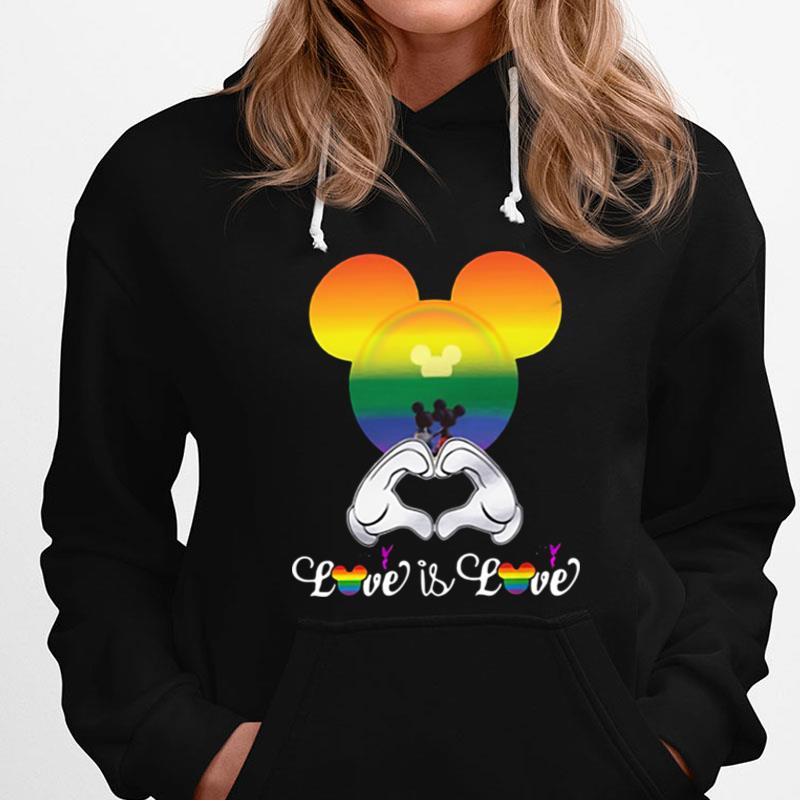 Lgbt Mickey Mouse Disney Love Is Love T-Shirts