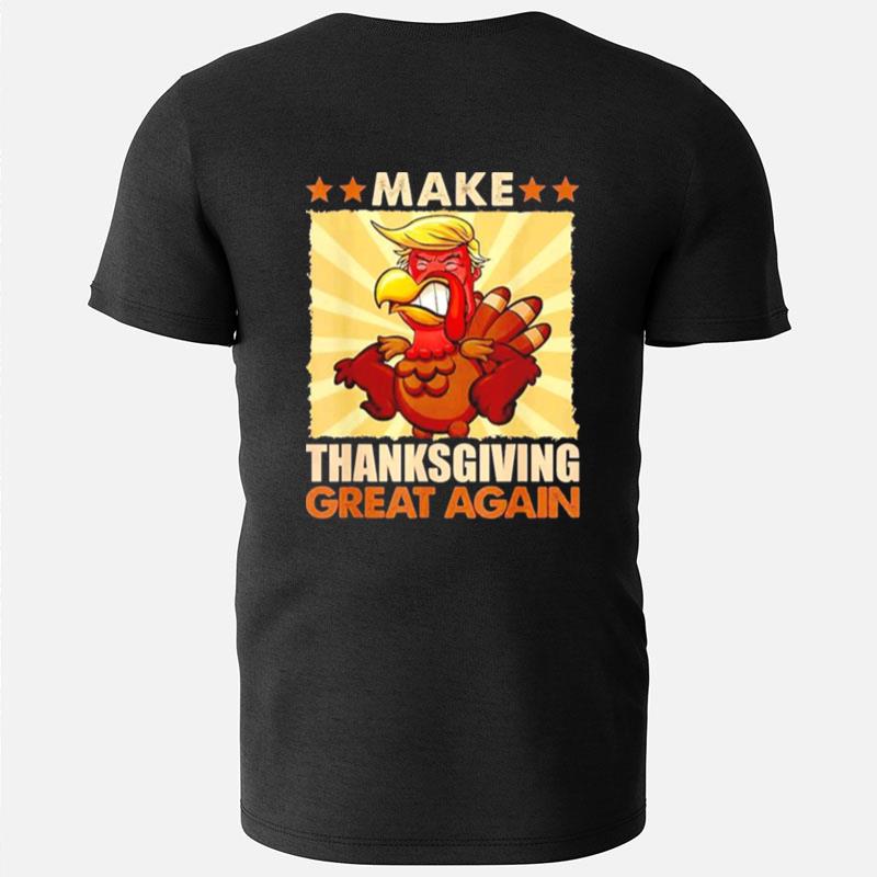 Make Thanksgiving Great Again Trump Turkey 2024 T-Shirts