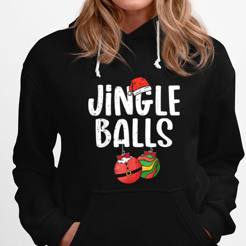 Mens Jingle Balls Tinsel Tits Funny Matching Couple Chestnuts T-Shirts