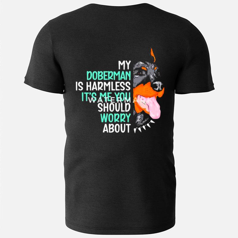 My Doberman Is Harmless It's Me You Should Worry Abou T-Shirts